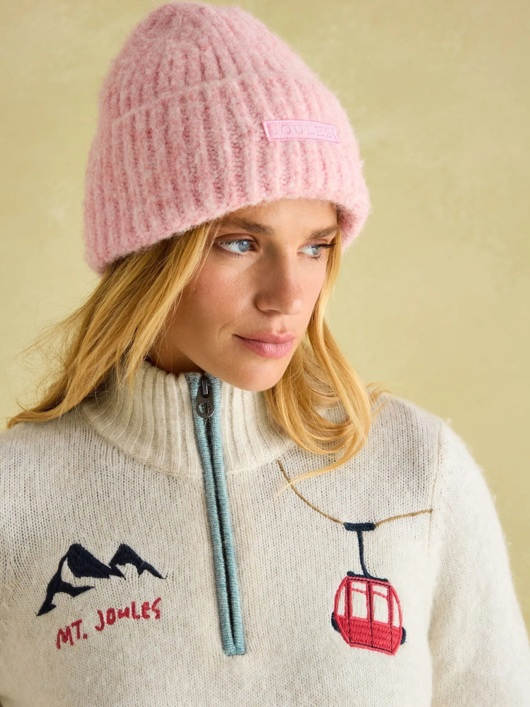 Summit Cream Quarter Zip Ski Jumper