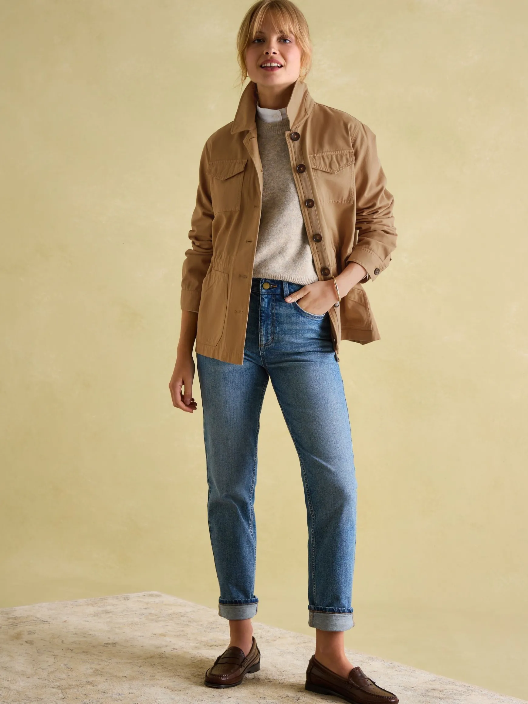 Twyford Tan Brown Safari Jacket