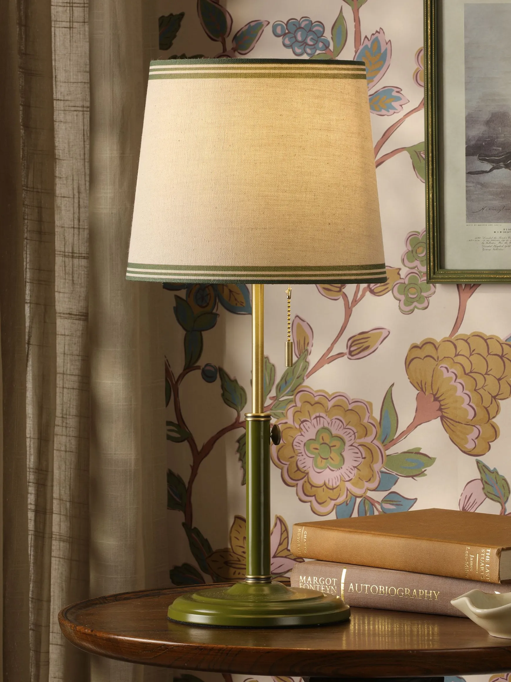 Upton Green Rise And Fall Table Lamp