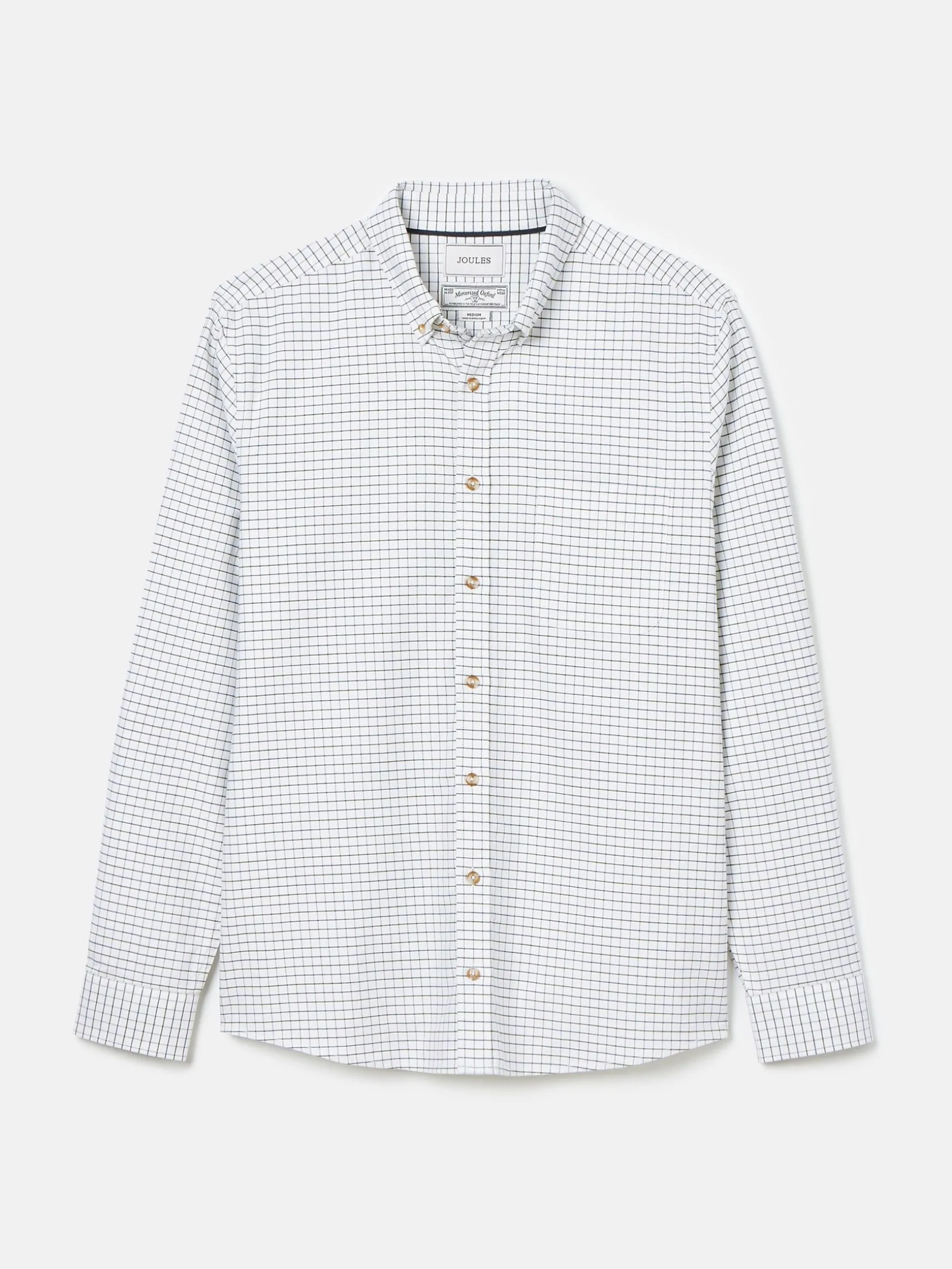 Welford Green Cotton Check Shirt
