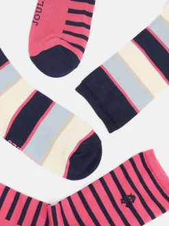 Women's Everyday Red/Pink 2 Pack Socks (size 4-8)